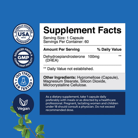 DHEA 100mg per serving