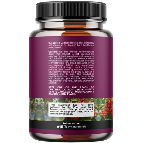Hawthorn Berry Complex 1330mg per serving