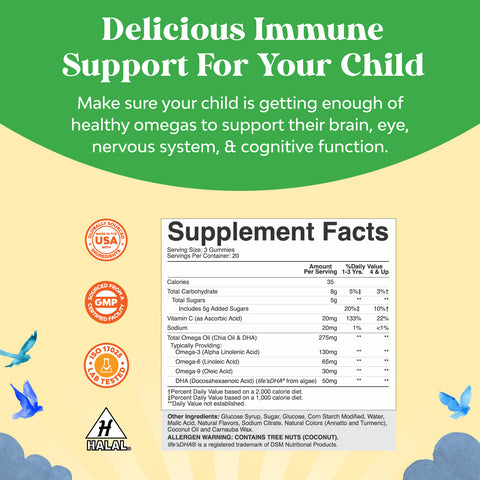 Kids Omega + DHA Gummies