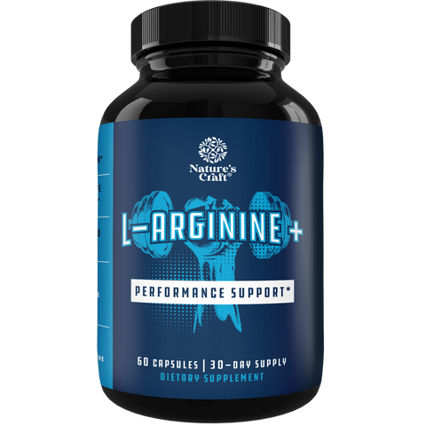 L -Arginine - 60 Capsules - Nature's Craft