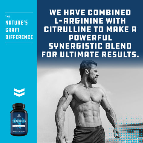 L -Arginine - 60 Capsules - Nature's Craft