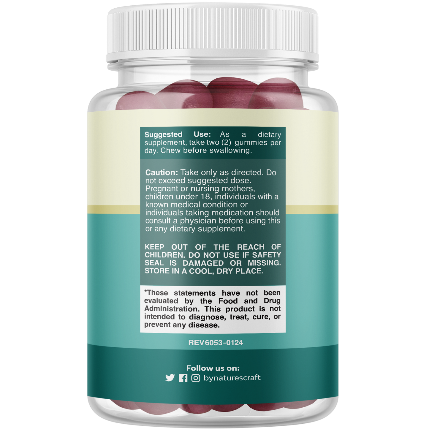 Magnesium Citrate for Adults - 60 Gummies - Nature's Craft