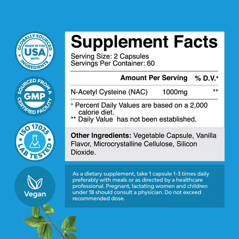 NAC 1000mg per serving