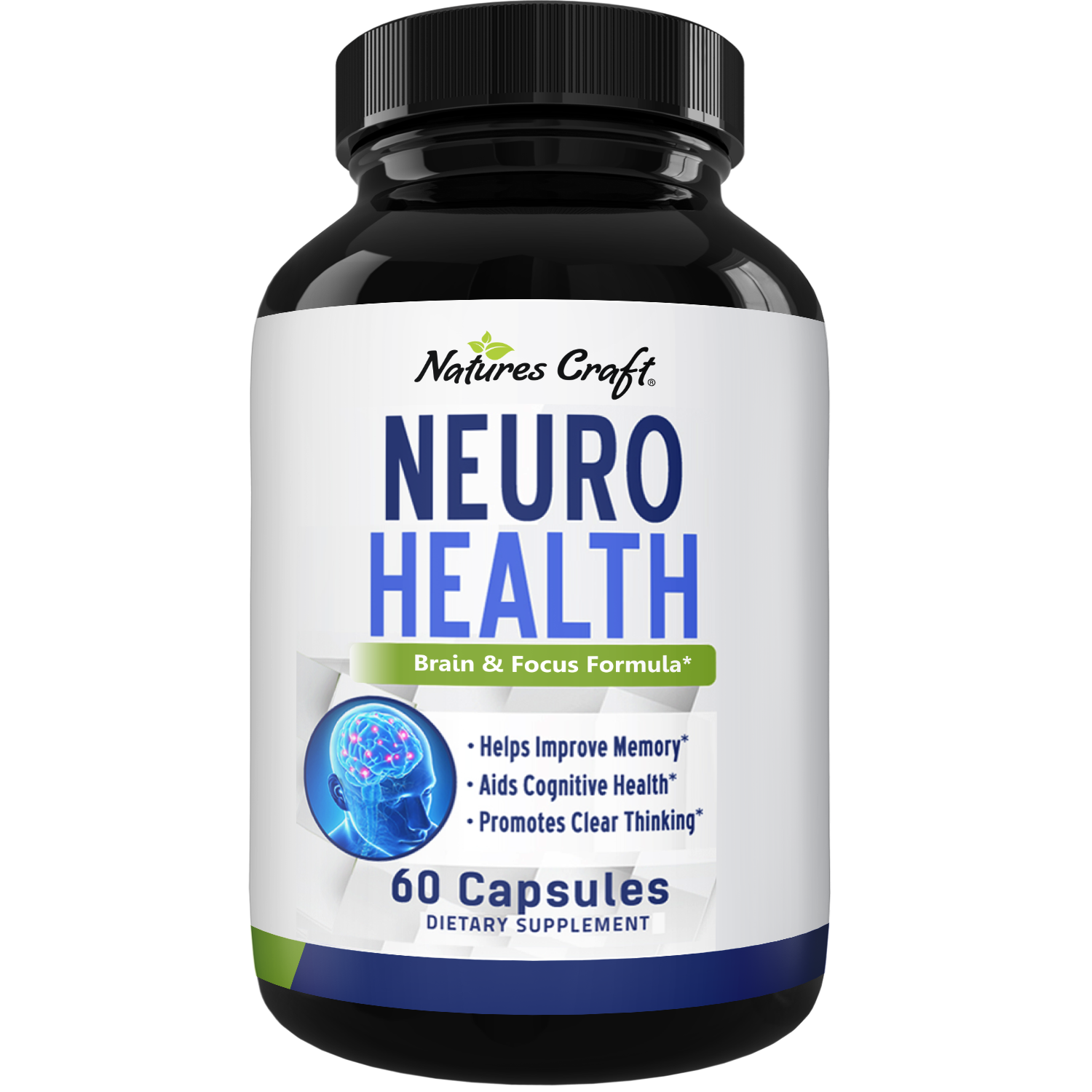 Neuro Health Brain and Focus Formula - 60 Capsules – Nature's Craft