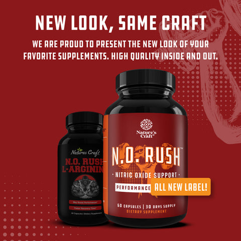 N.O. Rush - 60 Capsules - Nature's Craft