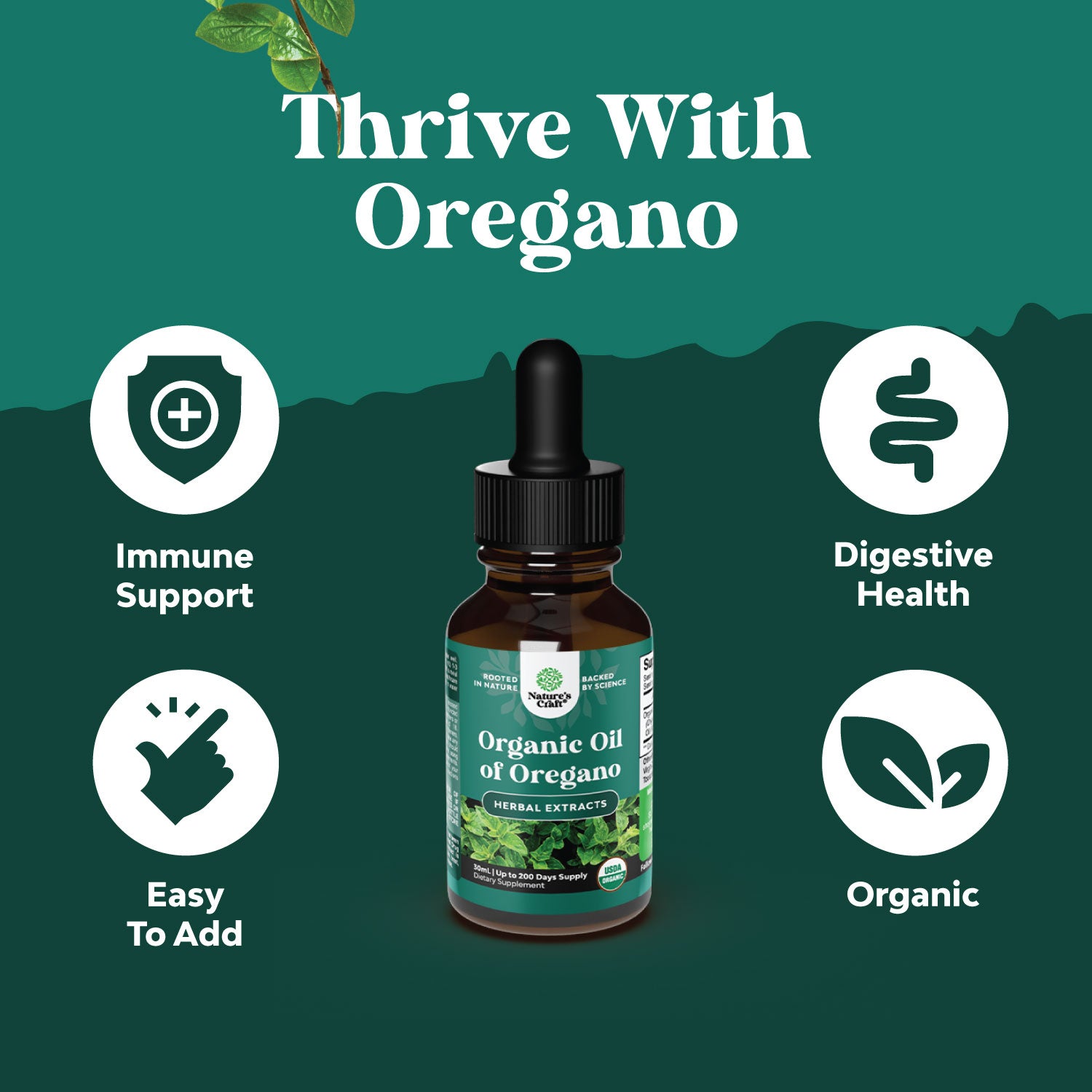 Organic Oil of Oregano Drops
