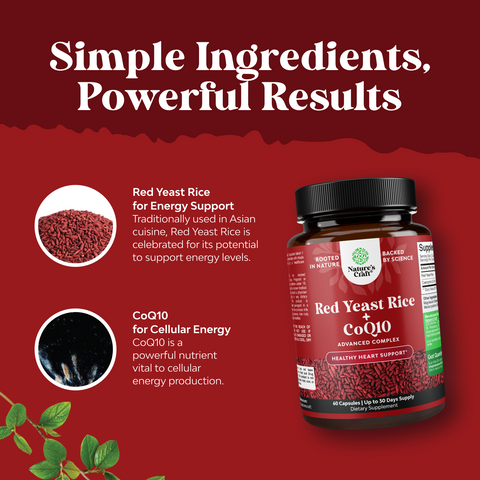 Red Yeast Rice + CoQ10 1200mg per serving