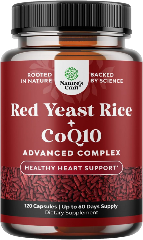 Red Yeast Rice + CoQ10 1200mg per serving