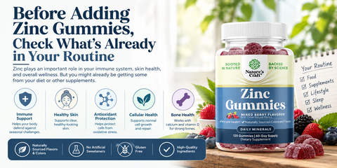 Before Adding Zinc Gummies, Check What’s Already in Your Routine