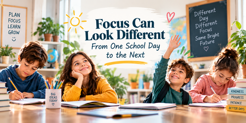 Focus Can Look Different From One School Day to the Next