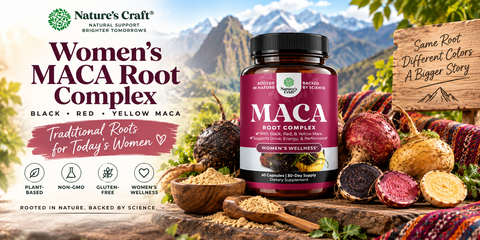 Maca Comes in More Than One Color. Ours Uses Three.
