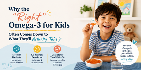Why the “Right” Omega-3 for Kids Often Comes Down to What They’ll Actually Take
