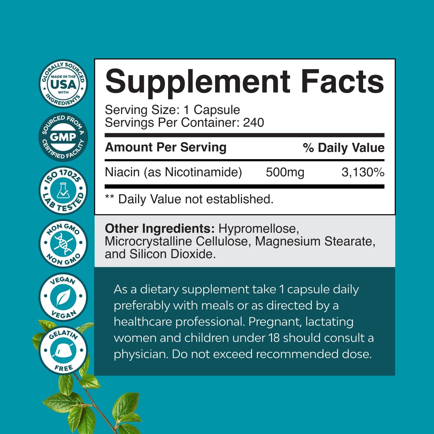 Nicotinamide 500mg