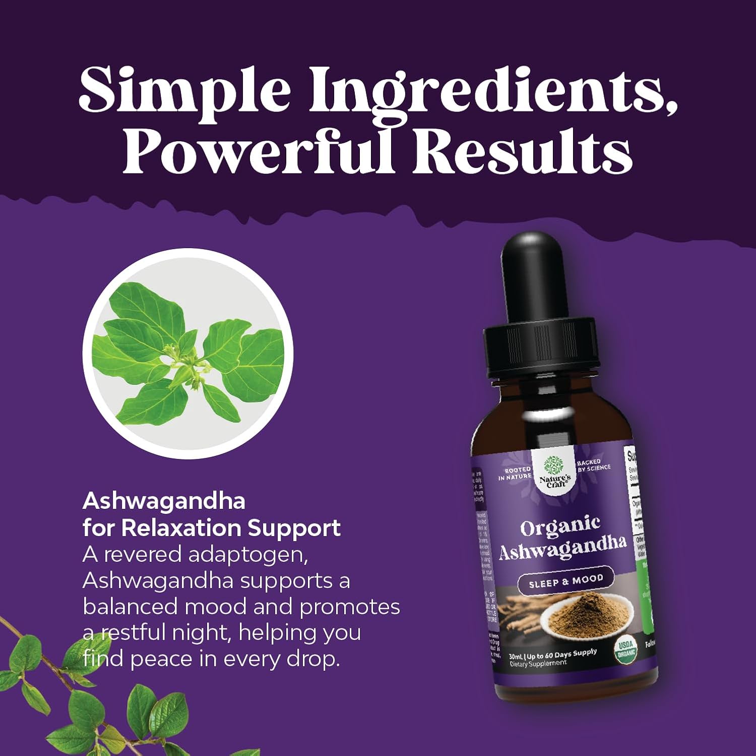 Organic Ashwagandha Drops