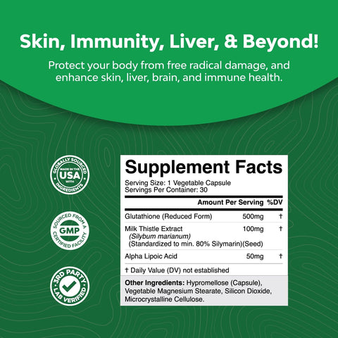 L-Glutathione Nature's Craft L-Glutathione Nature's Craft