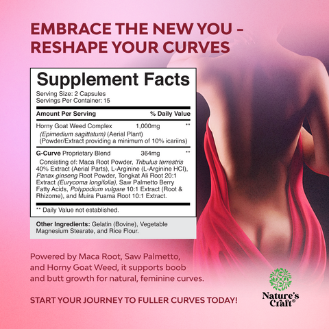G-Curve Fórmula Avanzada para Mujeres - 60ct
