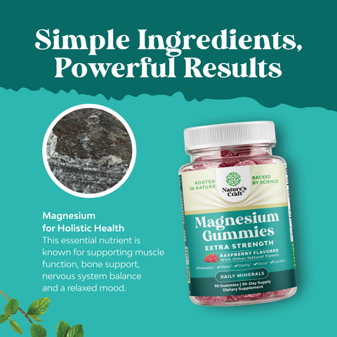 Magnesium Gummies 255mg Per Serving