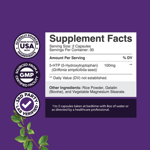 5-HTP 100mg per serving