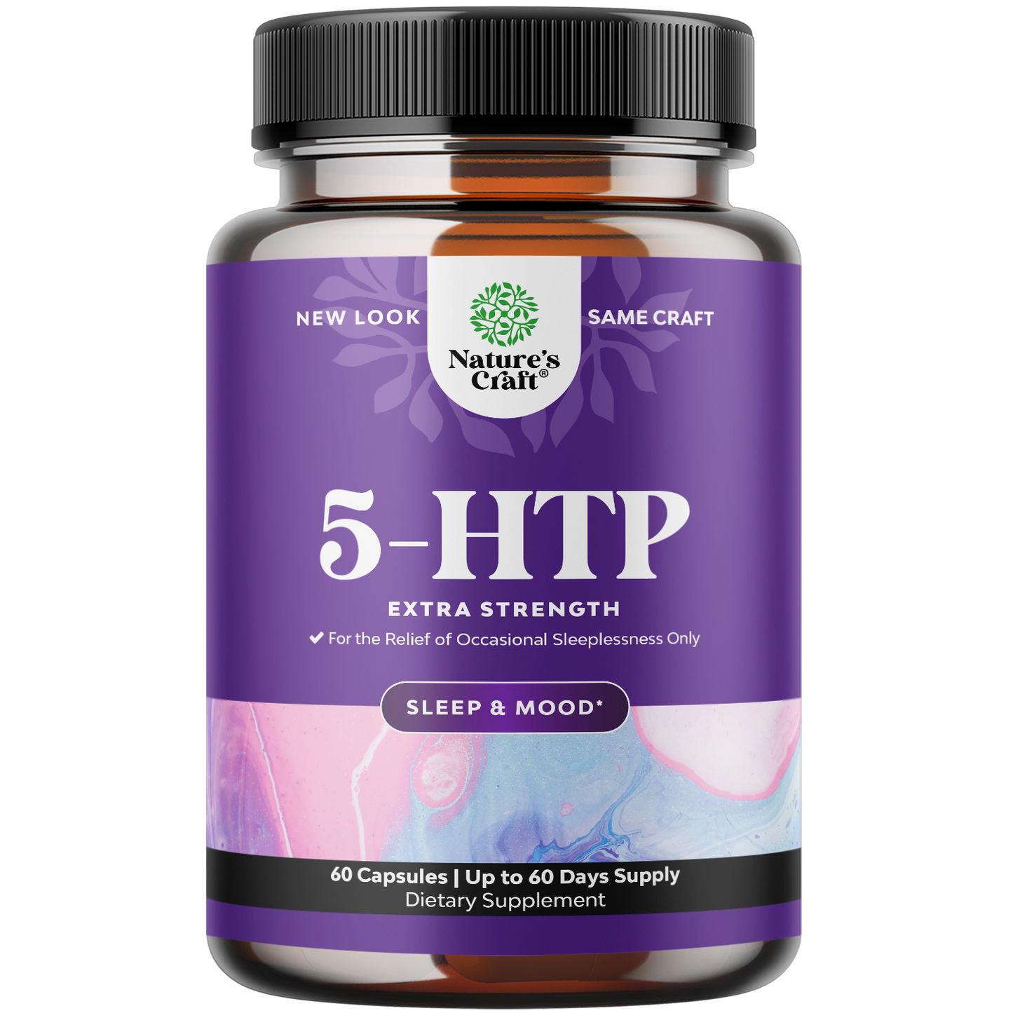 5-HTP Sleep Supplement - 60 Capsules - Nature's Craft
