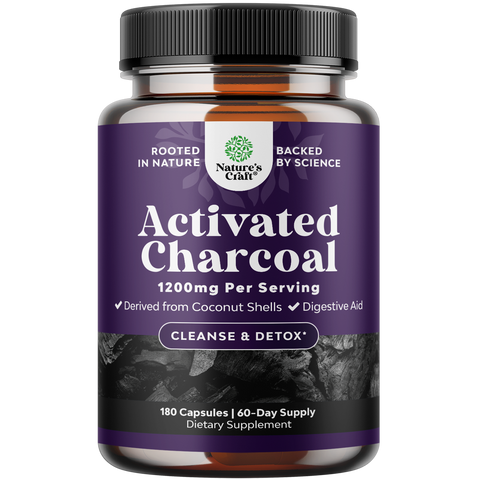 Activated Charcoal  1200mg per serving