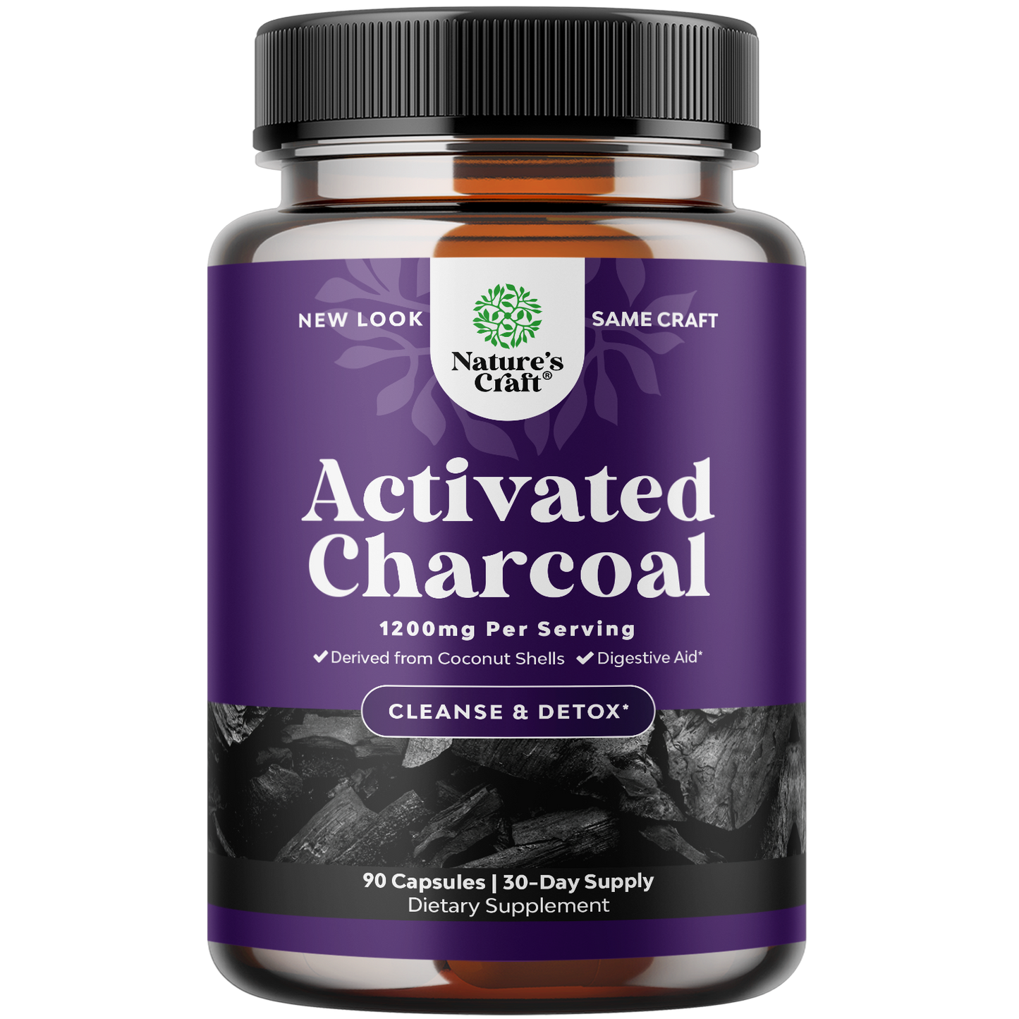 Activated Charcoal  1200mg per serving