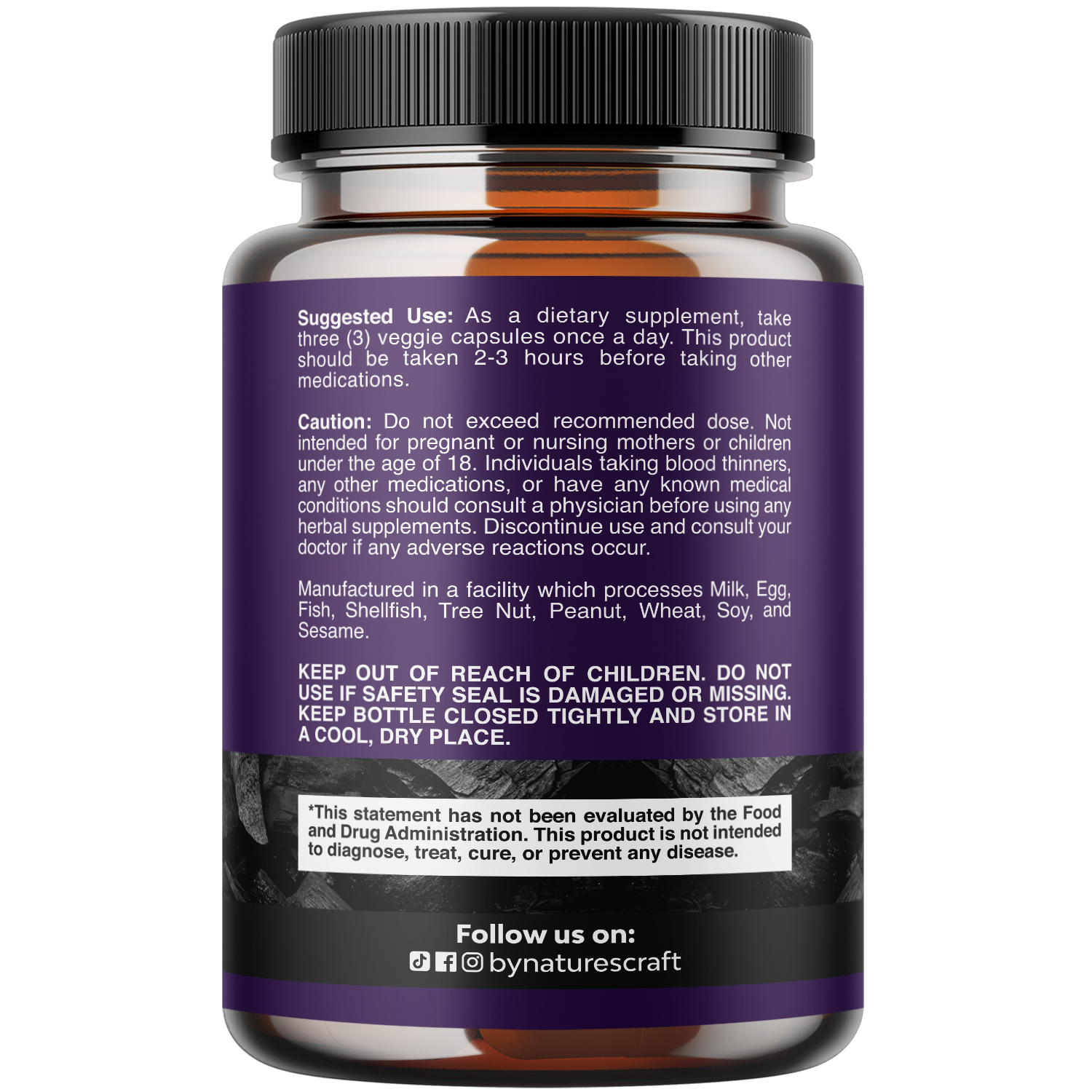 Activated Charcoal  1200mg per serving