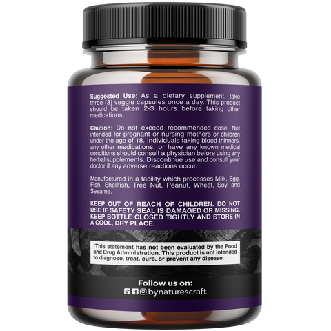 Activated Charcoal  1200mg per serving