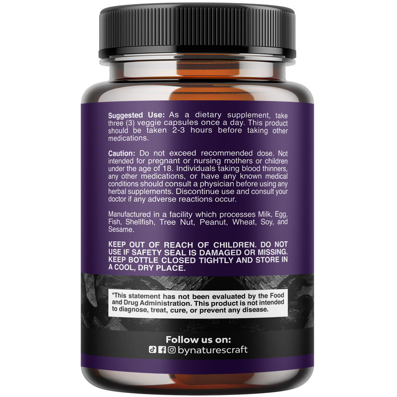 Activated Charcoal  1200mg per serving