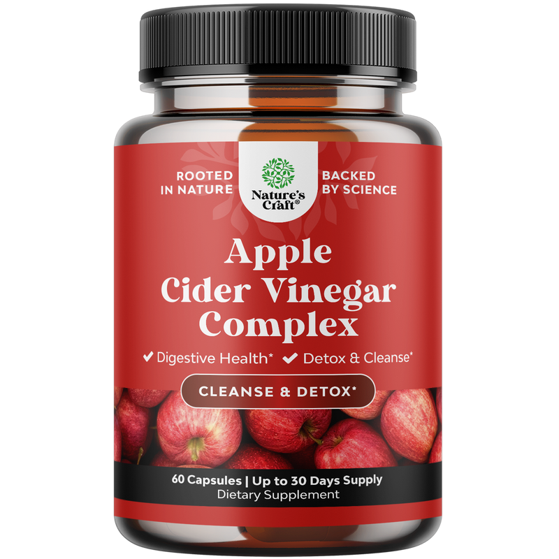 Apple Cider Vinegar Pills | 1000mg Pills  | Nature's Craft