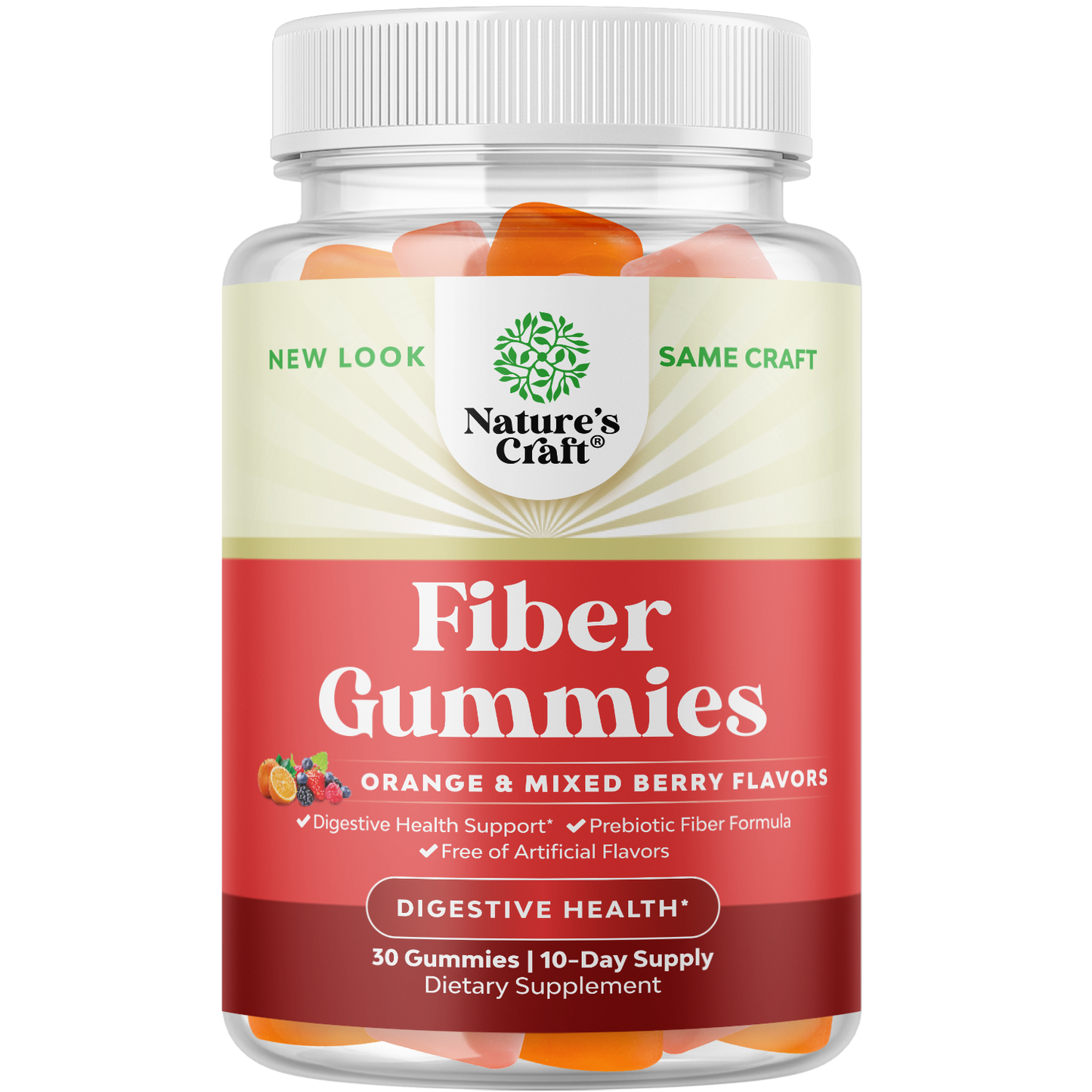 Fiber for Adults - 30 Gummies - Nature's Craft