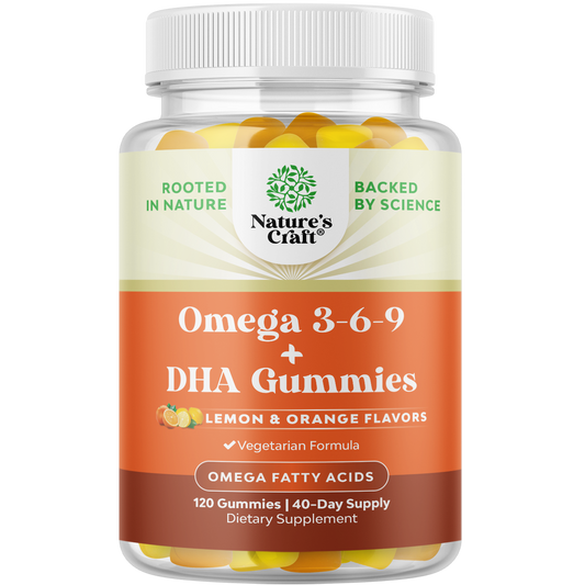 Omega 3-6-9 + DHA Gummies - 120 Gummies