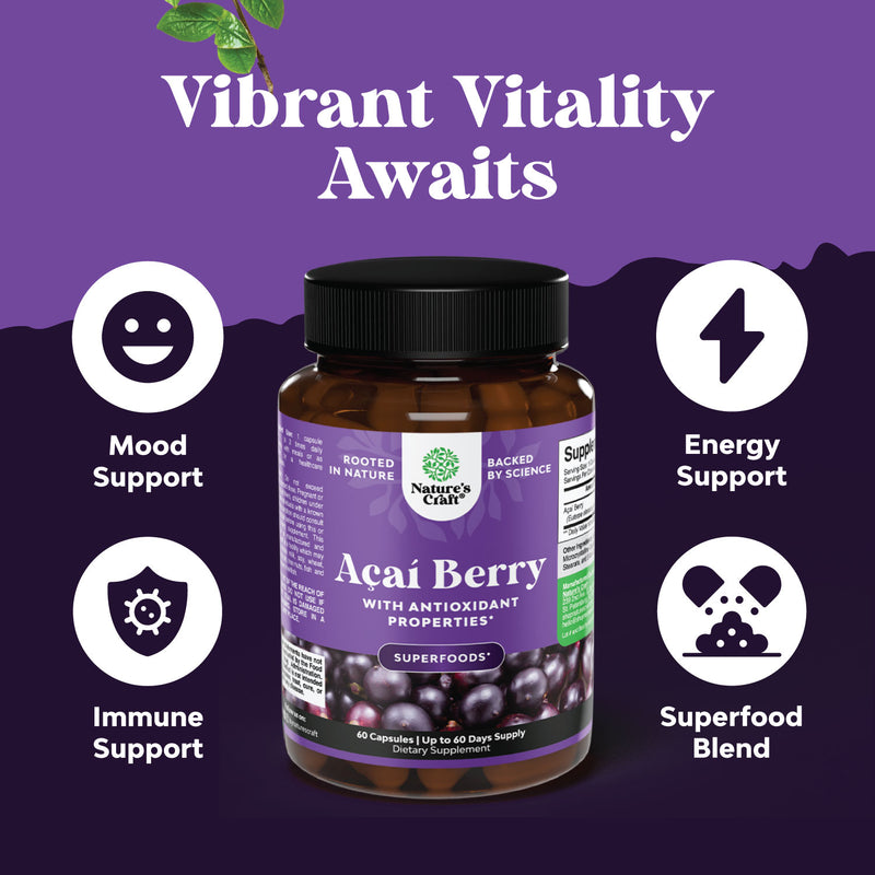 Weight Loss Supplement | Acai Berry Supplement | Nature's Craft