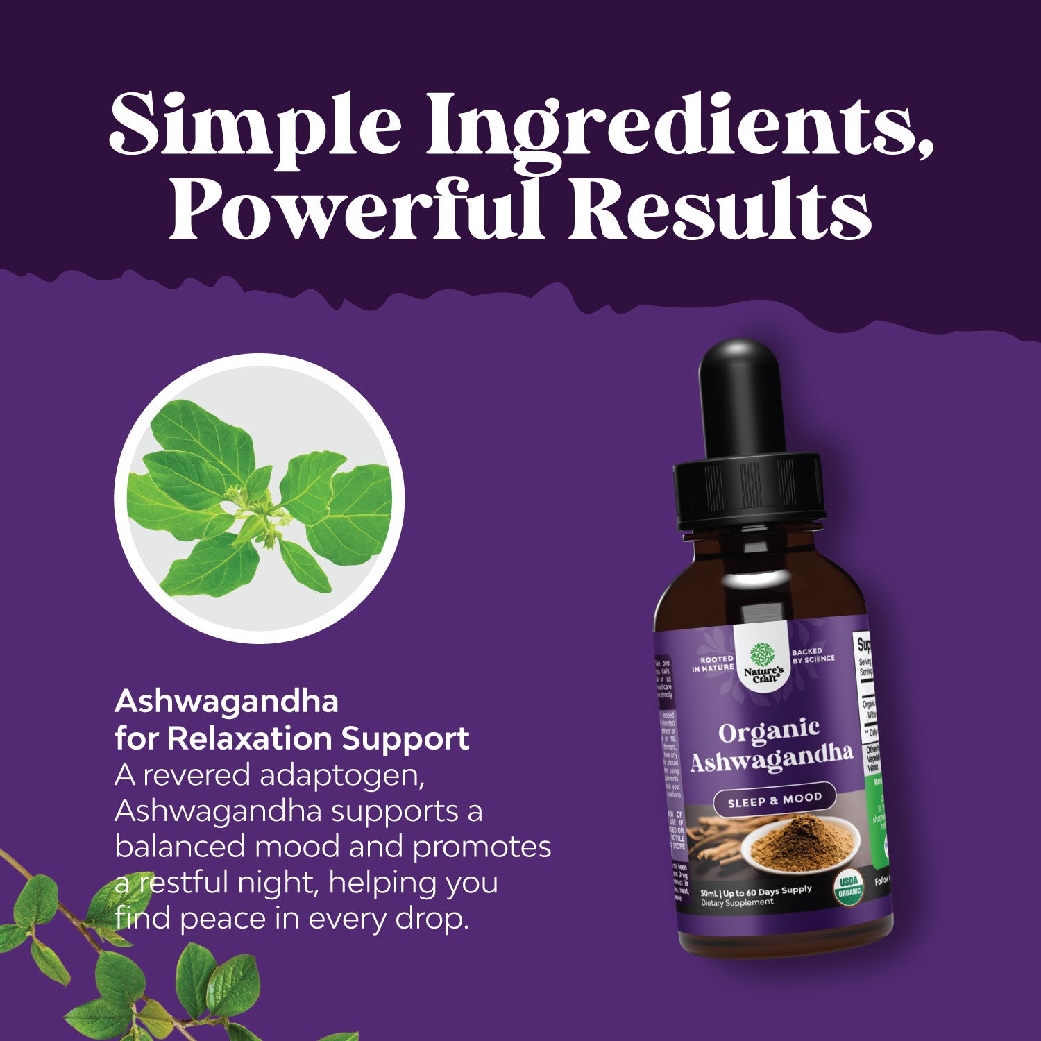 Organic Ashwagandha Drops