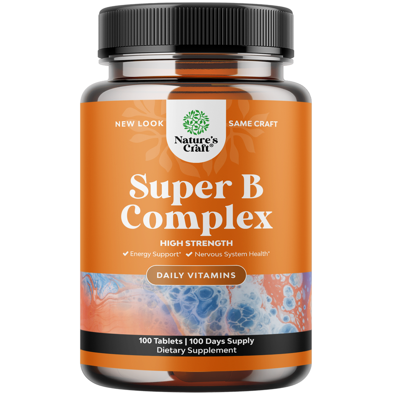 Super B Complex - 100 Tablets - Nature's Craft