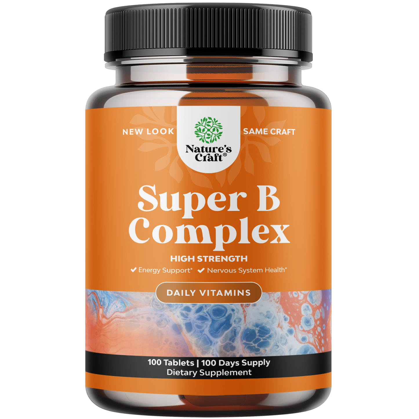 Super B Complex - 100 Tablets - Nature's Craft