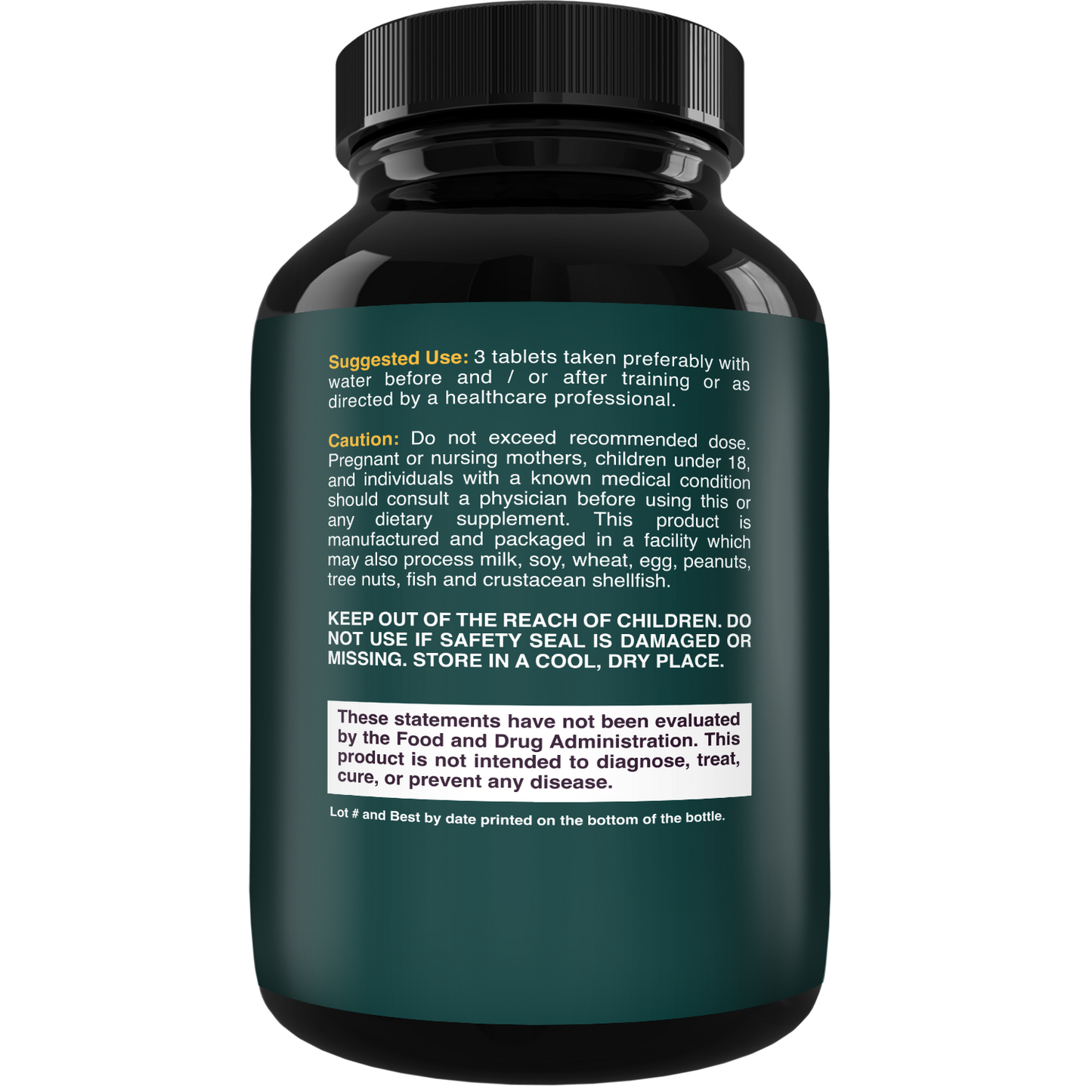 BCAA - 120 Tablets - Nature's Craft