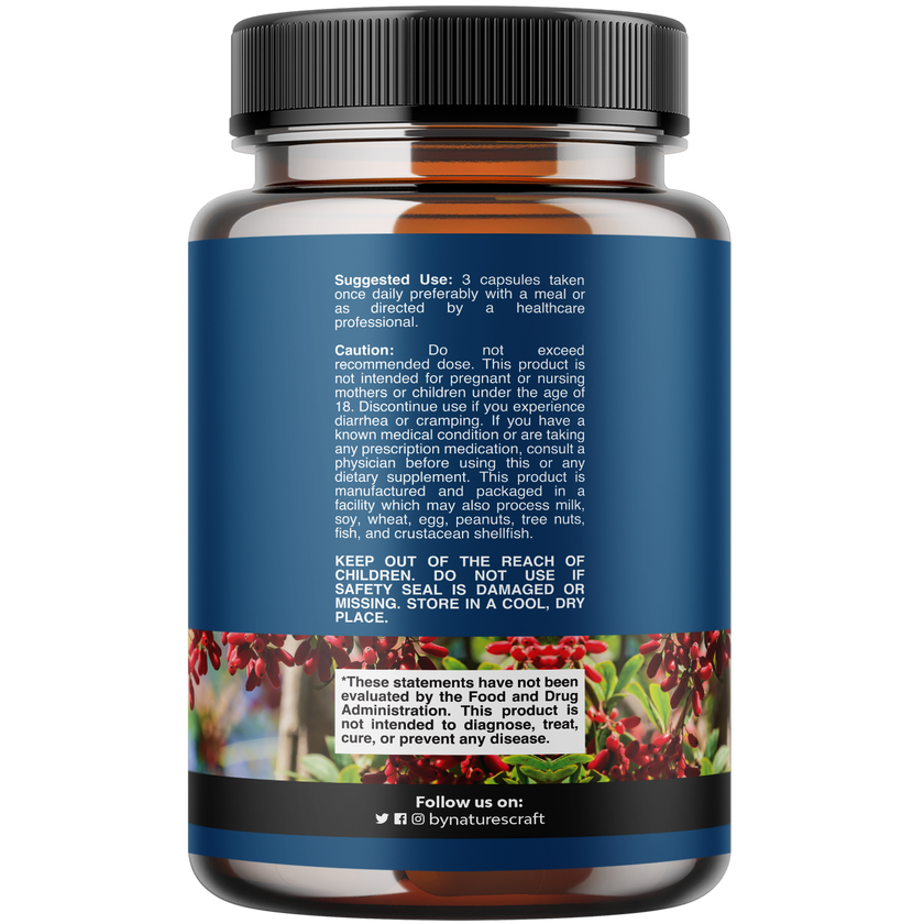 Berberine 1200mg per serving