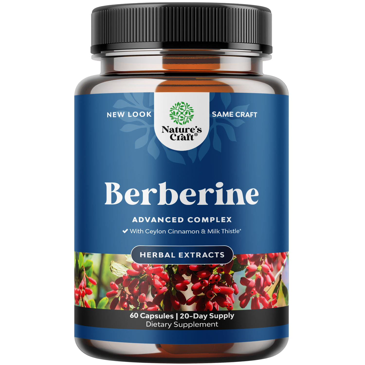 Berberine Complex - 60 Capsules - Nature's Craft