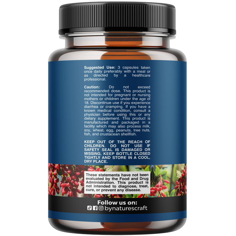 Berberine 1200mg per serving