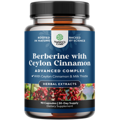 Berberine with Ceylon Cinnamon 1200mg per serving