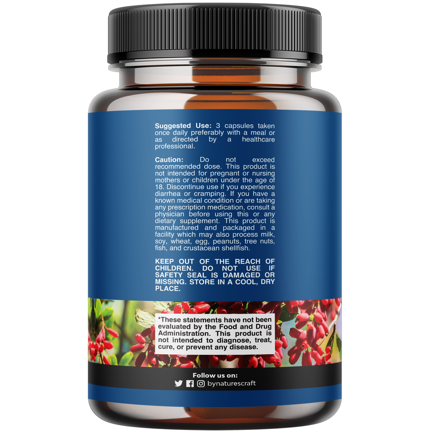 Berberine Complex - 90 Capsules - Nature's Craft