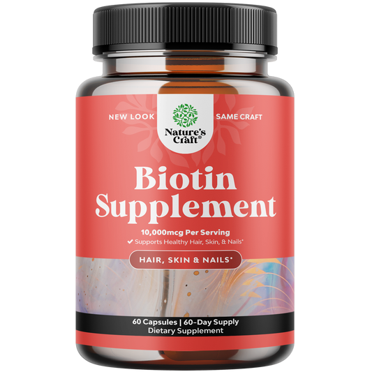 Biotin - 60 Capsules - Nature's Craft