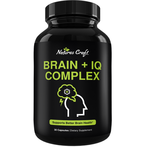 Brain + IQ Complex - 30 Capsules - Nature's Craft