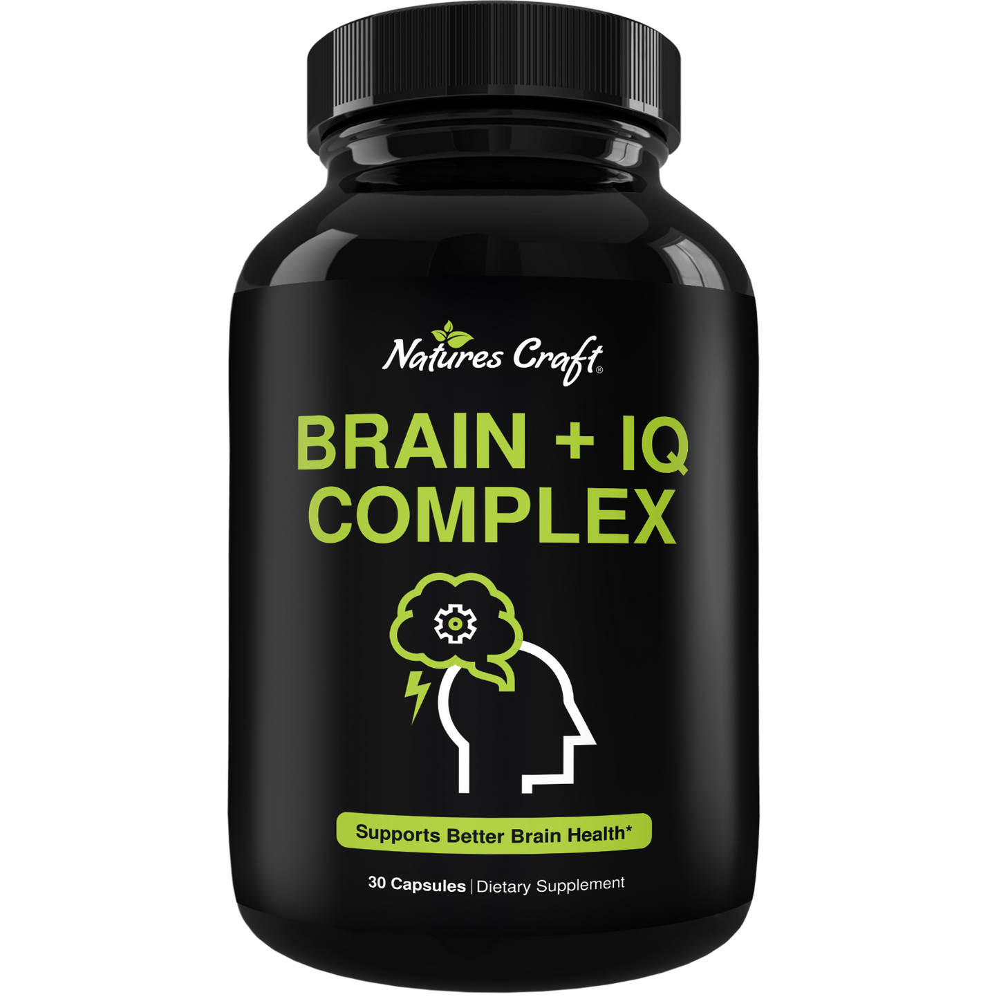 Brain + IQ Complex - 30 Capsules - Nature's Craft