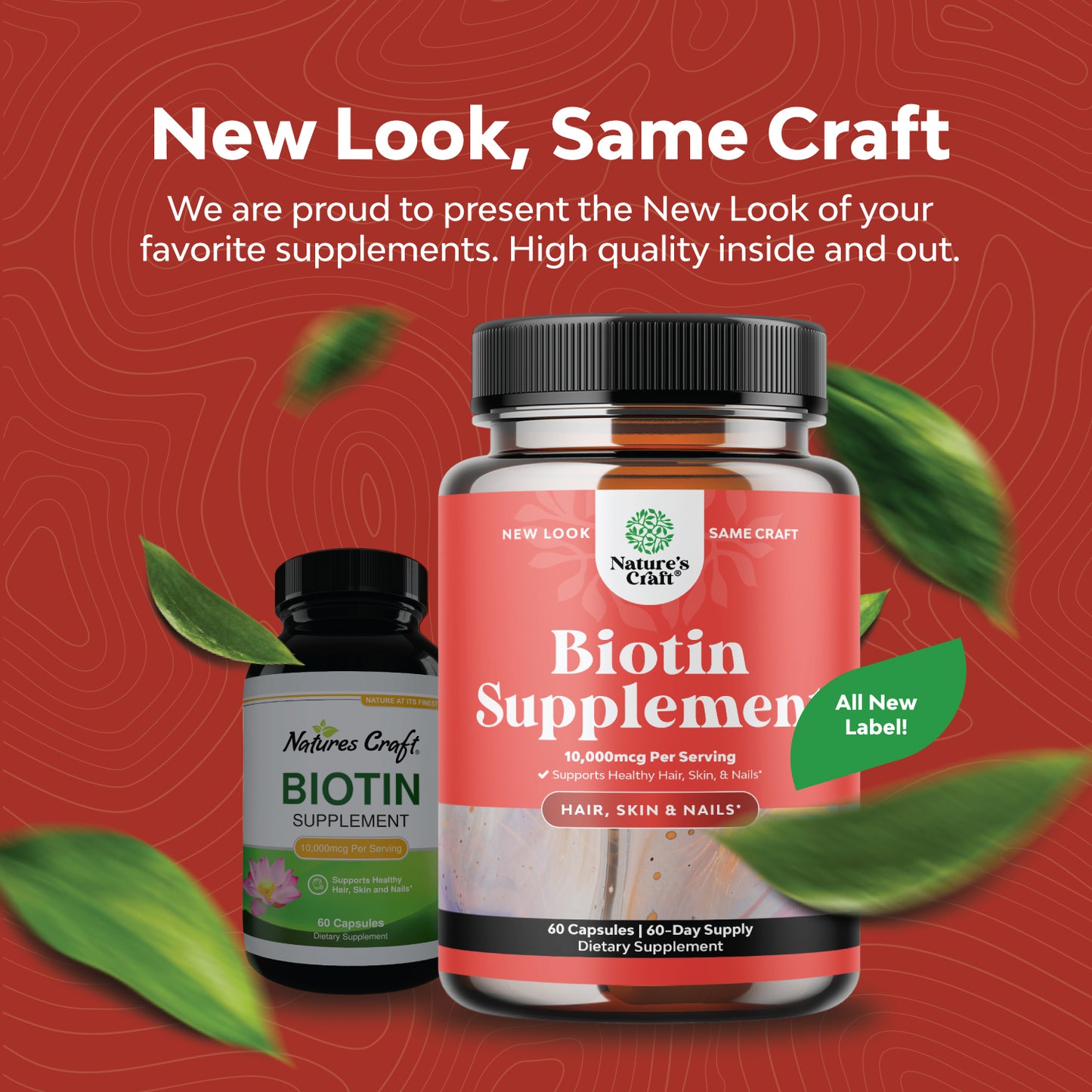 Biotin - 60 Capsules - Nature's Craft