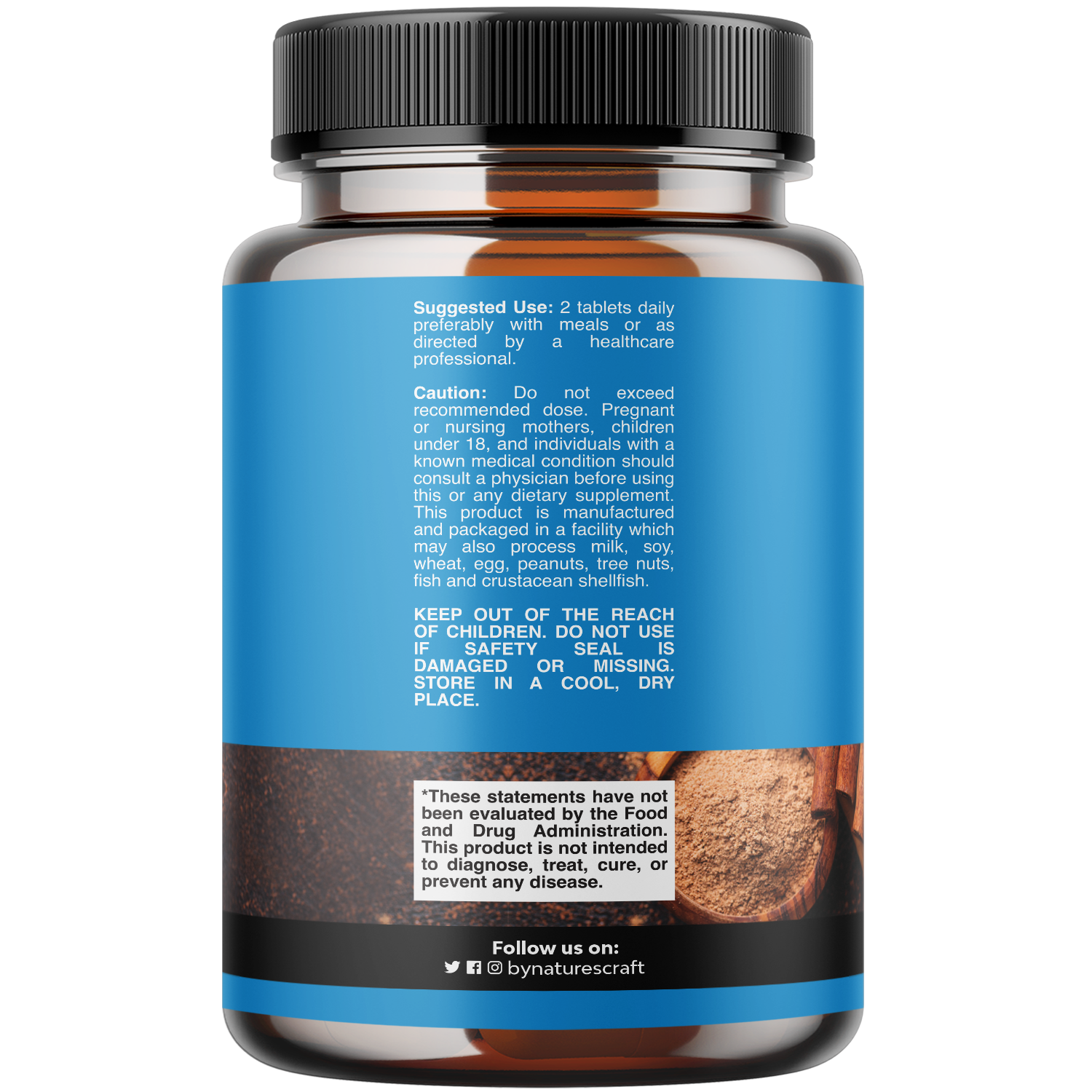 Ceylon Cinnamon 1000mg per serving