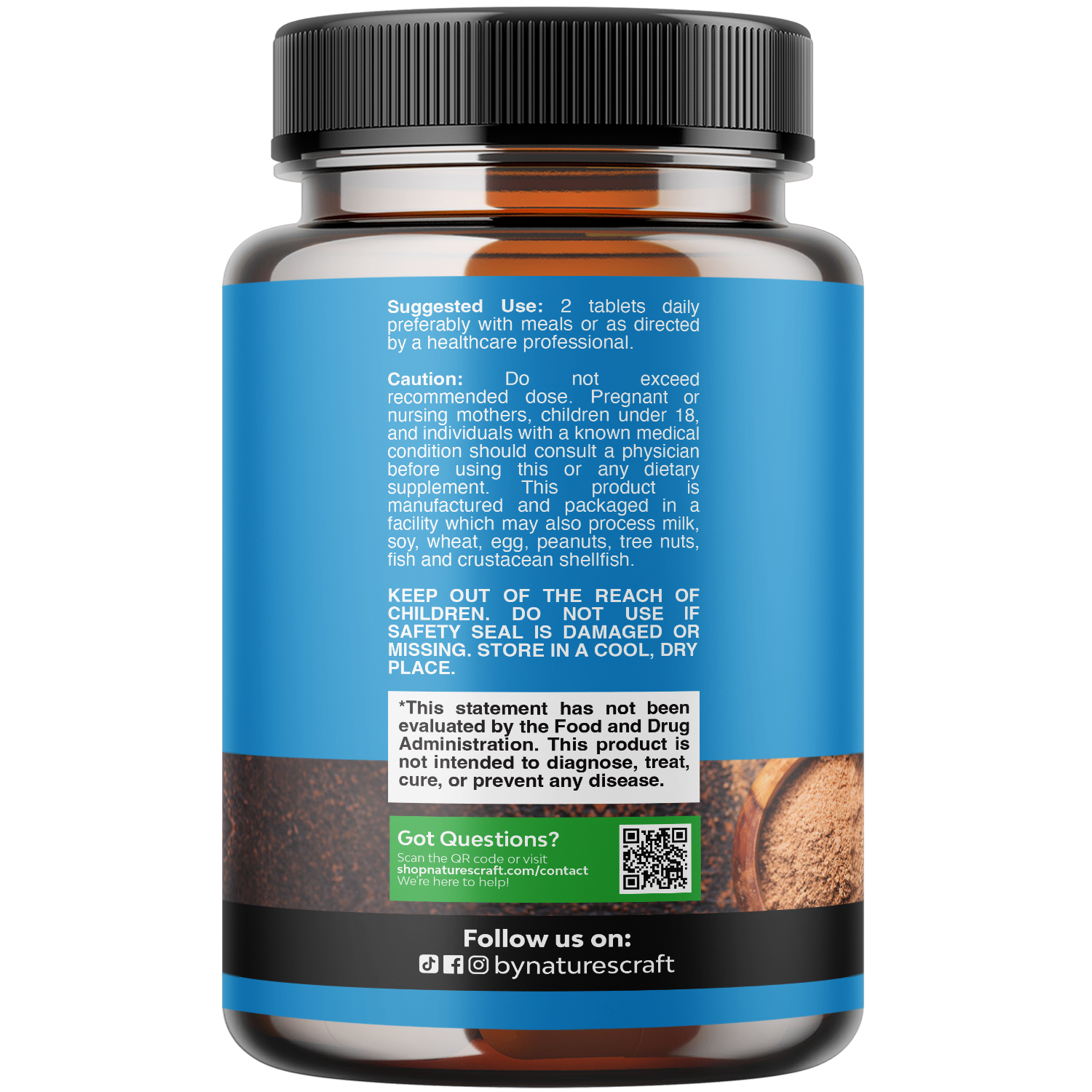 Organic Ceylon Cinnamon 1000mg per serving