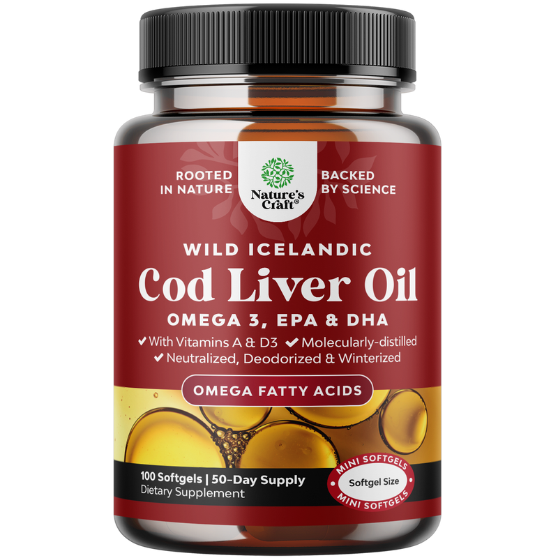 Cod Liver Oil 1000mg per serving