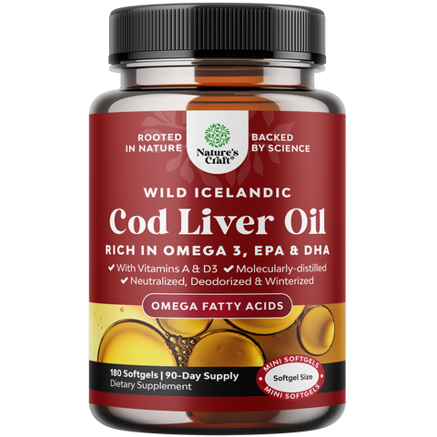 Cod Liver Oil 1000mg per serving