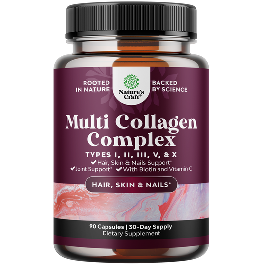 Multi Collagen Complex - 90 Capsules - Nature's Craft